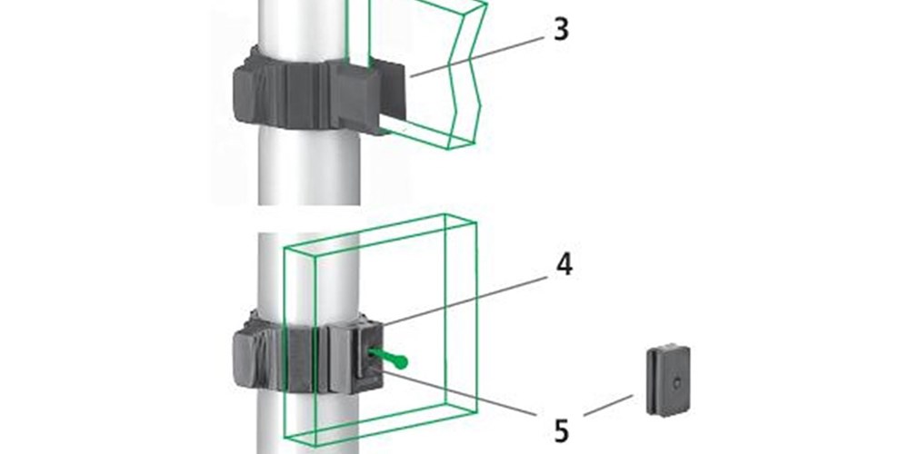 System Klemmring Rundrohr Bild